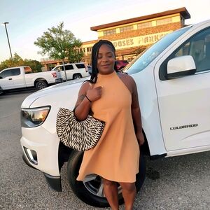Elegant Tan Halter Dress